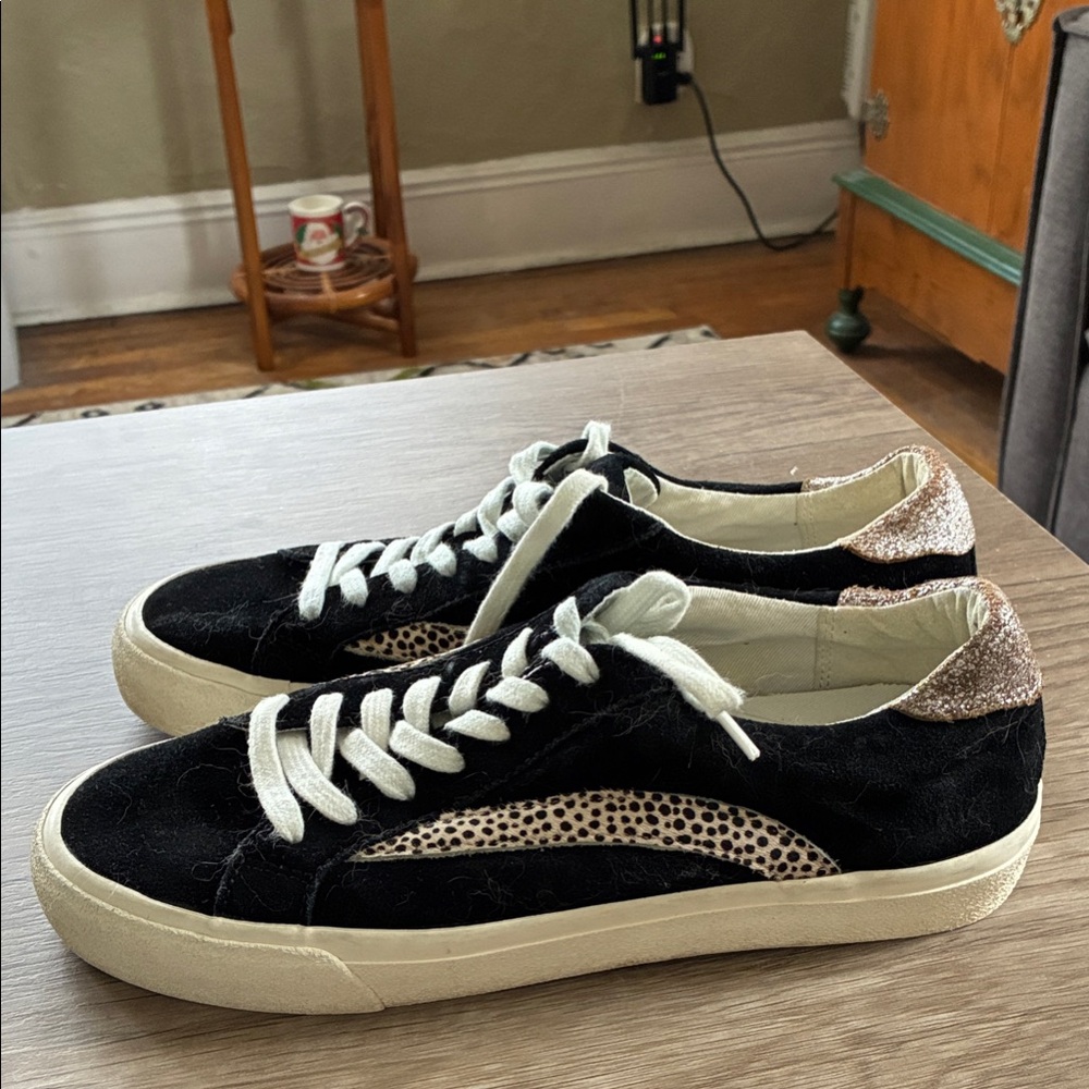 Madewell Sidewalk Leather Sneakers Size 8